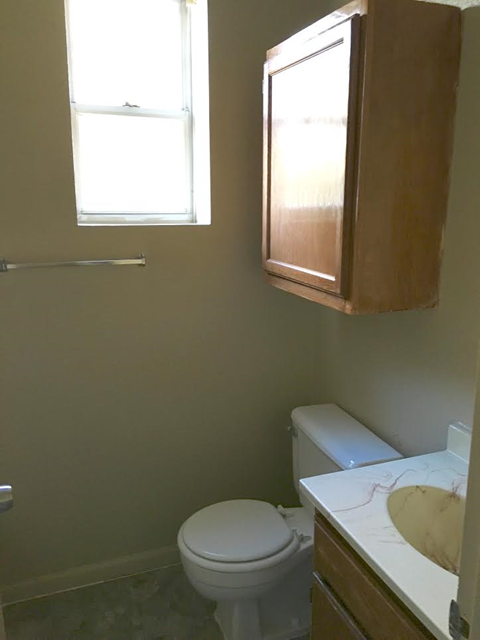 Floor plan for 1 bed, 1 bath, 500 sqft