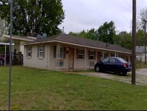 Tulsa apartment for rent - a house with a car parked in front of it