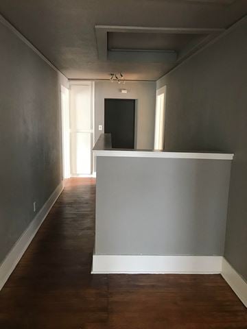 Tulsa house for rent - a view of the living room from the dining room