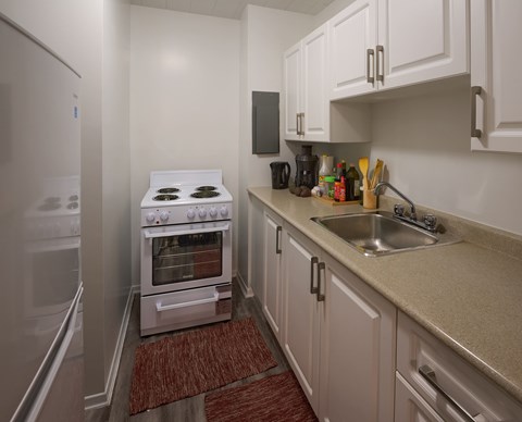 Floor plan for studio, 1 bath, 688 sqft
