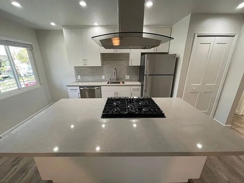 Floor plan for 1 bed, 1 bath