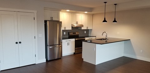 Floor plan for 1 bed, 1 bath, 1058 sqft