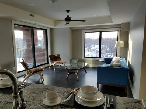 Floor plan for 3 beds, 2 baths, 1422 sqft