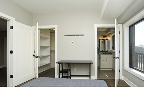Floor plan for 2 beds, 2 baths, 1056 sqft