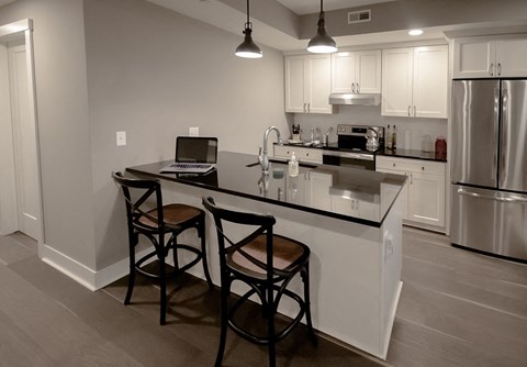 Floor plan for 2 beds, 2 baths, 1300 sqft