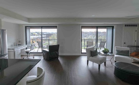 Floor plan for 2 beds, 2 baths, 1300 sqft