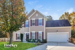 Winston-Salem house for rent - A house with a garage is shown in the image.