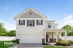 Charlotte house for rent - a white house with a white garage door