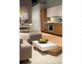 Vancouver apartment for rent - A modern kitchen with a dining table and chairs.