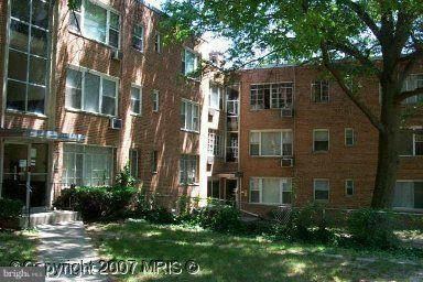 Washington apartment for rent - an apartment building with a large tree in the yard