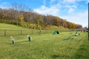 Independence apartment for rent - a park with a playground and a fence