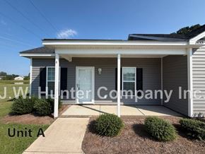 Wilson apartment for rent - A house with the name J.W. Hunter Company Inc written on it.