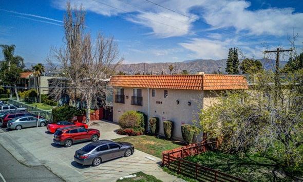 North Hollywood apartment for rent - a house with cars parked in front of it