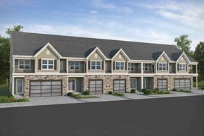 Malta apartment for rent - a rendering of a house with three garage doors