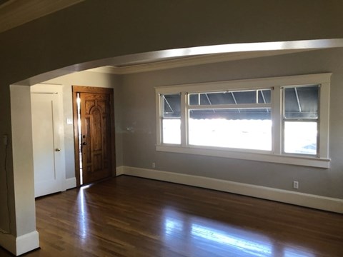 Floor plan for 1 bed, 1 bath