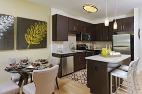 Mclean apartment for rent - a kitchen and dining room with a table and chairs