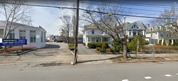 Salem apartment for rent - the corner of a street in a neighborhood with houses