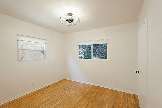 Floor plan for 2 beds, 1 bath, 750 sqft