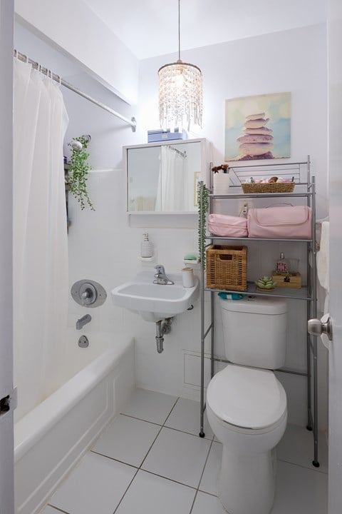 Floor plan for studio, 1 bath, 413 sqft