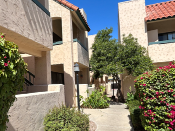 Mature, lush landscaping
