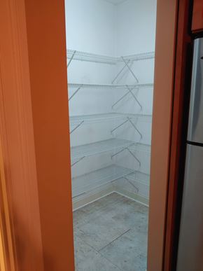 Pittsburgh apartment for rent - Empty refrigerator with no food inside.