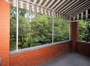 Pittsburgh apartment for rent - a balcony with a view of the trees
