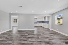 Granada Hills apartment for rent - the living room and kitchen in a new home