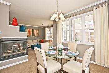 Defined dining area