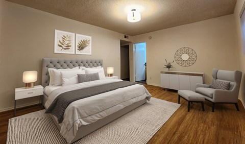 Floor plan for 3 beds, 2 baths