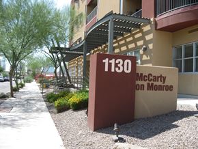 Phoenix apartment for rent - a building with a sign that says 1190 mccarty