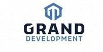 Rome apartment for rent - A logo with the words "GRAND DEVELOPMENT" in blue font.