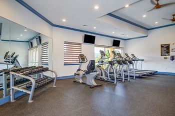 Renovated fitness center
