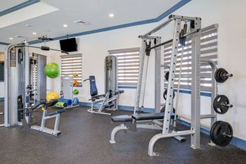 Renovated fitness center