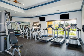 Renovated fitness center