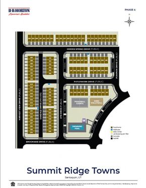 Santaquin house for rent - a diagram of the summit ridge towns site plan