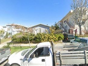 Santa Monica apartment for rent - a white car parked in front of a house