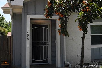 San Antonio apartment for rent - a house with a door and a tree