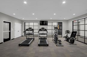 Millbury apartment for rent - the gym is equipped with treadmills and other fitness equipment