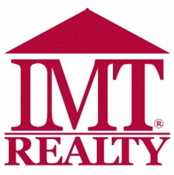 Groton house for rent - A logo for a realty company with a red house shape above the text.