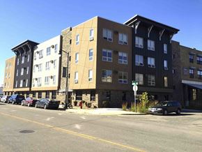 Fargo apartment for rent - a new apartment building on the corner of a street
