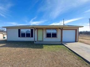 Marble Falls apartment for rent - A single-story house with a garage door is shown.