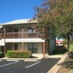 Marble Falls apartment for rent - a house with a porch and a street in front of it