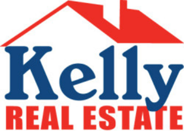 Canton house for rent - A logo for Kelly Real Estate featuring a house shape.