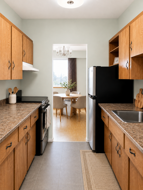 Floor plan for 2 beds, 1 bath, 1200 sqft