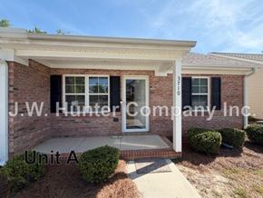 Wilson apartment for rent - A house with the name J.W. Hunter Company Inc. on the front.