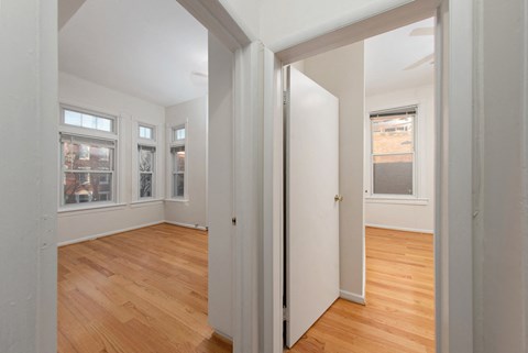 Floor plan for 2 beds, 1 bath