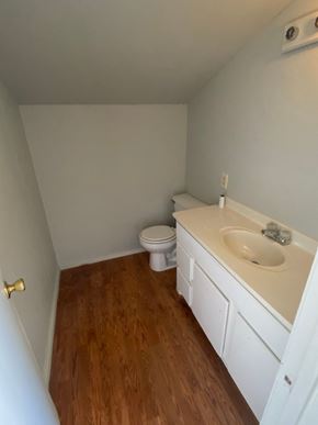 Clinton apartment for rent - a bathroom with a sink and a toilet