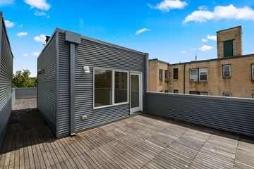 Washington apartment for rent - the deck off of the master bedroom has a view of the city