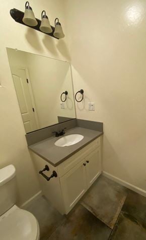 Tulare house for rent - a small bathroom with a sink and a toilet