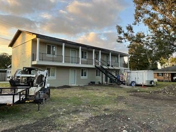 Thibodaux apartment for rent - a house being remodeled with a truck in front of it